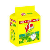 Vim Extra Anti Smell with Pudina Dishwash Bar 190 g, Pack of 5 Bars