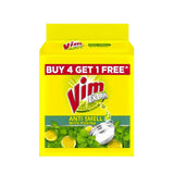 Vim Extra Anti Smell with Pudina Dishwash Bar 190 g, Pack of 5 Bars