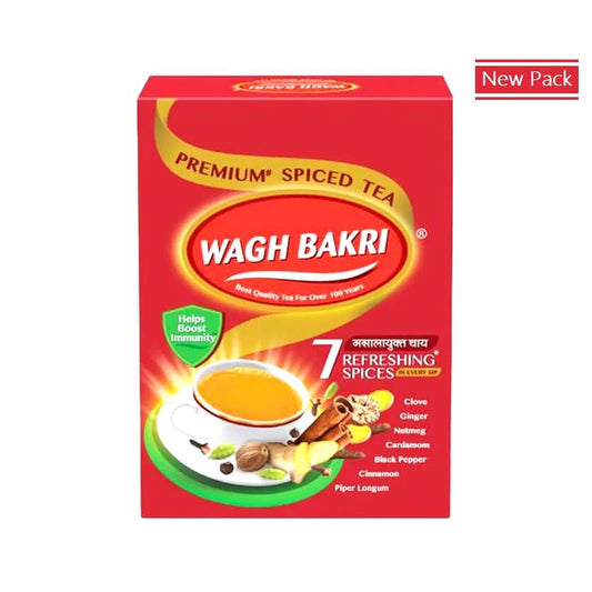 Wagh Bakri - Spiced Tea - 250 g Carton Pack