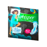 Whisper Bindazzz Night Sanitary Pads - 15 Pads - XL+ Size